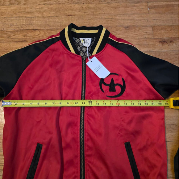 Insert Coin Final Fantasy 14 XIV Storm blood Samurai Jacket L Video Game Rare - Picture 5 of 6